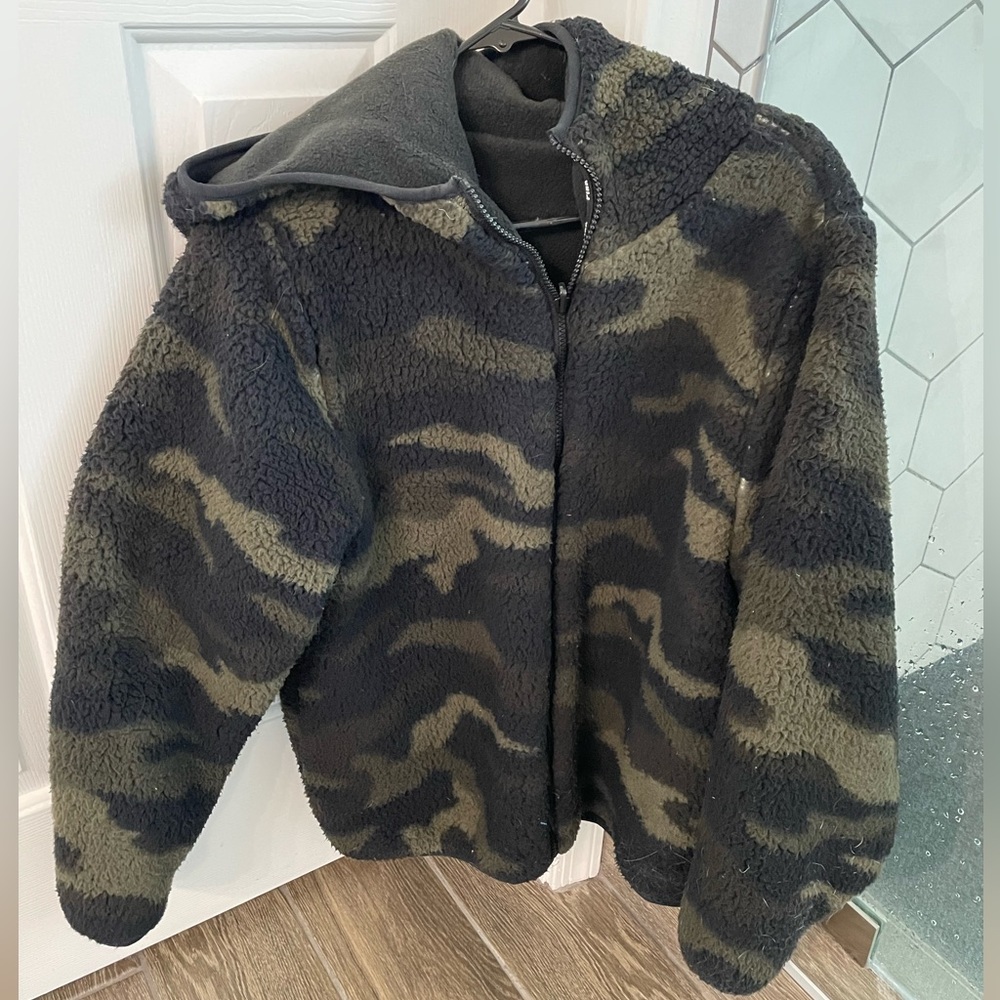 Reversible Sherpa Bomber jacket SM